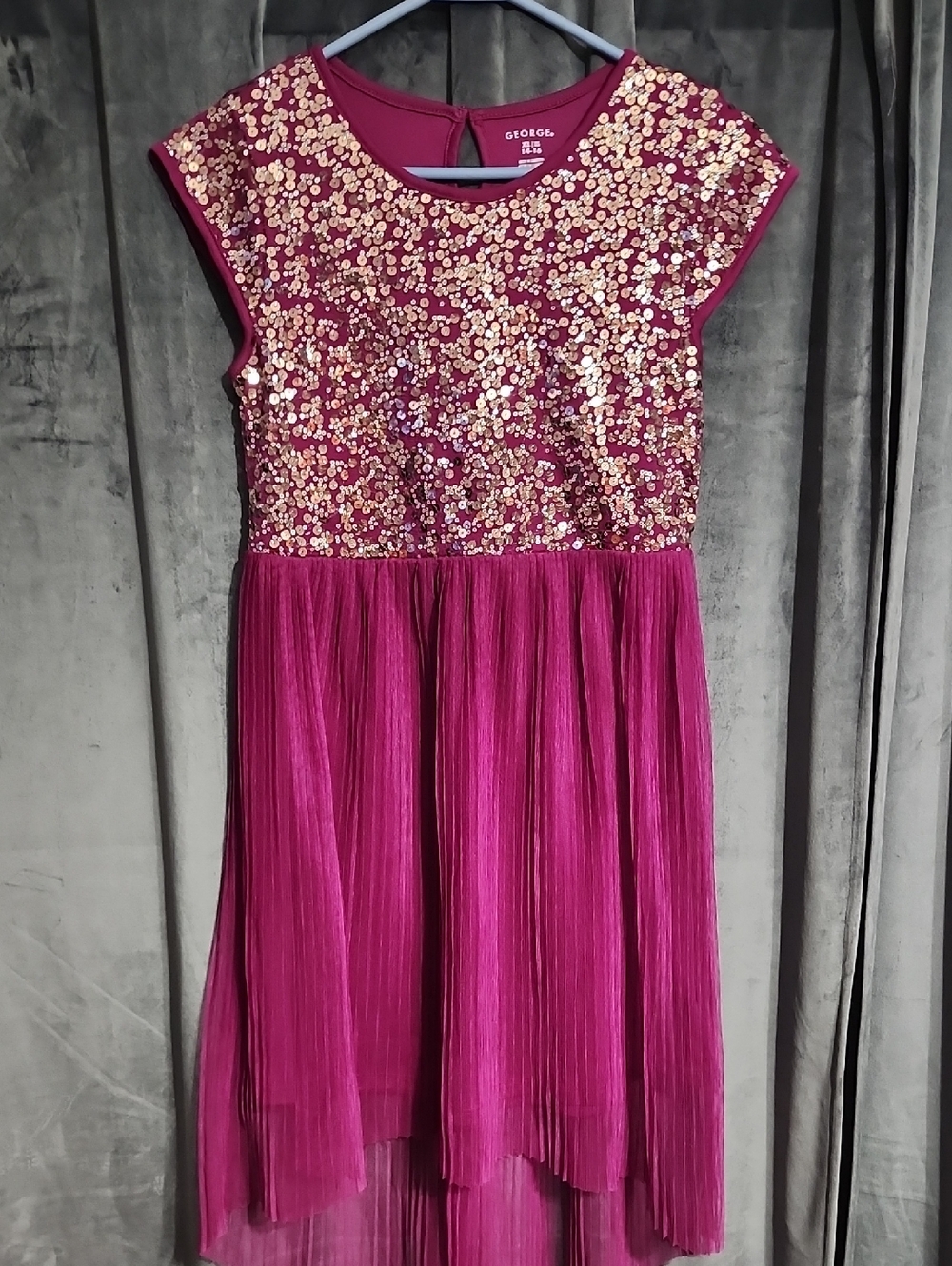 George  Dress with Gold Sequin Bodice